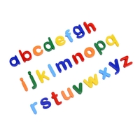 Set 26 Litere, Flippy, Magnetice, pentru Frigider, din Plastic, +3 Ani, 13 x 18 x 14 cm, Multicolor