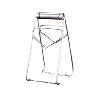 Clema pentru Boluri, Flippy, Anti-Alunecare, din Otel Inoxidabil, Extindere, pentru Oale, Tigai, de Uz Casnic, Rezistent la Temperaturi Inalte, 19.5x9.8x8 cm, Gri