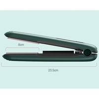 Placa de Par fara Fir, Vafy, Adaptor Tip C, 4 Trepte de Temperatura, Tensiune 5V, Capacitate Baterie 5000 mAh, Indreptat, Ondulat, 23.5x3.3x4.5 cm, Verde