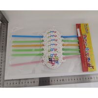 Set 6 Paie, Flippy, Colectia Happy Birthday, 26 cm, din Carton/Plastic, Multicolor