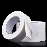 Banda Dubla Adeziva, Flippy, Banda Adeziva cu Burete, pentru Cadouri si Ambalaje, 3 m, Latime 2.5 cm, Alb