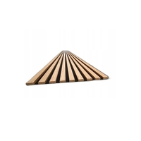 Riflaj MDF decorativ LDA PREMIUM de tip Panou Acoustic, Stejar Natur Saragossa, 260x40 cm