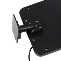 Lampa solara Flippy cu senzor de miscare, 108 COB LED, 2 grile, ip65, negru