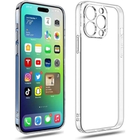 Husa de Protectie, Vafy, pentru Apple iPhone 16 Pro Max, TPU, Antisoc, Rezistenta la Impact, Protectie Camera, Transparenta