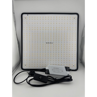 Lampa Crestere Plante, Vafy, Model Keel Edge, 500 LED, 85-265 V, 45 W, Spectru Alb Cald, Rosu si Albastru, 30 x 30 cm, Negru