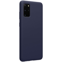 Husa protectie compatibila cu Samsung S20 Liquid Silicone Case Albastru inchis