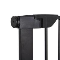Poarta de siguranta Safety Gate pentru scari, ajustabila 89-96 cm, din otel, neagra