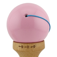 Kendama X Originala, Profesionala, Flippy, Big Cups V2, Super Sticky cu Cupe Mari, Rulment Metalic, din lemn 18 cm, Ata 55 cm, Roz/Verde