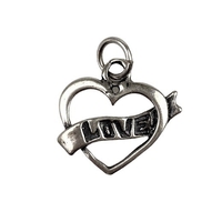 Pandantiv din Argint 925, 1.35g, Inima Love