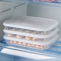 Cutie de depozitare de uz casnic, Flippy, Caserola pentru Frigider, Rezistenta la umiditate, Rezervor Sigilat pentru Depozitare Alimentara, 24.5 x 18.5 x 3.5cm, Alb Transparent