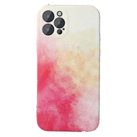 Husa protectie Vafy compatibila cu Apple iPhone 11 Tpu Ombre, Roz/Galben