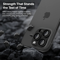 Folie Sticla pentru Camera, Vafy, Pentru Apple iPhone 16 Pro, 3D, Transparent