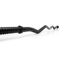 Bara haltera curbata Z pentru greutati 120 cm, diametru 25 mm, otel, incarcare maxima 140 kg, negru