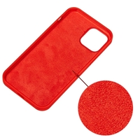 Husa protectie Vafy compatibila cu Apple iPhone 13 Pro Max Liquid Silicone Rosu