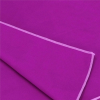 Prosop de plaja cu uscare de rapida, husa de transport, 75x150cm, violet