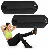 Greutati pentru incheietura mainii si glezna 2x3 kg, neopren si nisip fier, 36x15 cm, negru