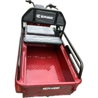 Triciclu Electric de Marfa XPB, Saige, Viteza Maxima 25 km/h, Motor 1600W, Baterie 60V/20Ah, Fara Permis, Mototricicleta Electrica de Transport, Rosu