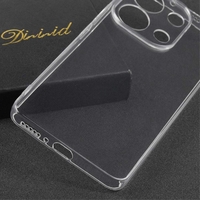 Husa Telefon, Vafy, Compatibila Xiaomi Redmi Note 13 5G, Carcasa TPU, Protectie Camere, 1.5 mm, Transparent