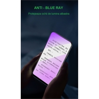 Folie de Protectie, Vafy, pentru iPhone 15 Pro, Flexible Hidrogel Protectie Blue Ray, Full Cover, Reparare Automata, Transparent