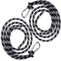 Kit de montare hamac cu 2 franghii de 180cm si 2 carabine, sarcina 2x200kg