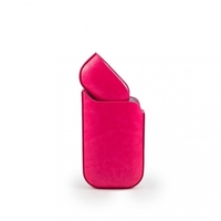 Husa Vafy pentru IQOS 2.4 Plus, Capac de Protectie, Anti Soc si Zgarieturi, din Piele Ecologica, 43 g, 12 x 6 x 2.5 cm, Roz
