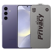 Folie de Protectie pentru Samsung Galaxy S24, Vafy, Sticla Securizata ESD Antistatica, Super-X Privacy OG, Margini Negre, 0.30 mm, Transparent Inchis