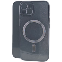 Husa de Protectie 2 in 1, Vafy, pentru Apple iPhone 14, Compatibila MagSafe, Magnetica, cu Protectie Lentila, din TPU, Negru