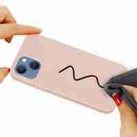 Husa protectie Vafy compatibila cu Apple iPhone 13 Pro Liquid Silicone Roz