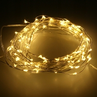 Ghirlanda luminoasa liniara 100 LED-uri, 1.5m, incarcare solara