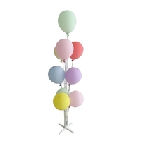 Suport pentru Baloane, Flippy, cu Patru Straturi, pentru 9 Baloane, 80 cm, Transparent