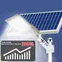Lampa solara stradala Flippy, pentru curte sau strada, cu doua grile, finisaj mat, rezistent la apa, montare prin fixare, senzor lumina, baterie de litiu, IP65, lumina rece, putere 500W, autonomie 10 ore, 55 x 23 x 9 cm, gri
