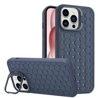 Husa de Protectie TPU, Vafy, pentru Samsung Galaxy S24, 3D Cube, cu Inel, Protectie Camera, Antisoc, Antizgariere, Antialunecare, Acoperire Completa, Albastru