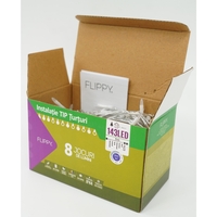 Sectiune Instalatie de Craciun, Vafy®, Tip Turturi, Fara Alimentator, 5m, 143 LED-uri, 8 Jocuri de Lumini, Fir Transparent, Lumina Albastra, IP44, Interconectabila