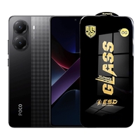 Folie de Protectie pentru Xiaomi Poco X7 Pro, Vafy, Sticla Securizata ESD, Margini Negre, Rezistenta la Zgirieturi, Antistatica, 0.35 mm, Transparenta