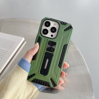 Husa de protectie Vafy pentru Apple iPhone 13 Defender Sergeant Brave cu suport,Verde
