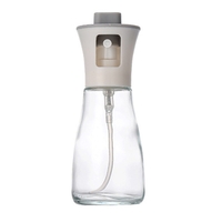 Pulverizator pentru Ulei, Vafy, Pulverizator din Sticla pentru Otet sau Alte Lichide, Simplu Reincarcabil, Multifunctionale, 17.3 x 5.6 cm, Capacitatea 170 ml, Alb
