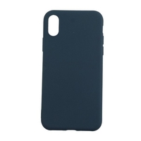 Husa protectie Vafy compatibila cu Apple iPhone XS Max Matte Tpu Albastru inchis