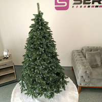 Brad artificial Christmas Deluxe by Sersimo, Canada argintiu, 3D,180cm