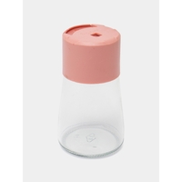 Dozator Condimente, Vafy, din Stilca, 180 ml, Rezistenta la Umidiate, 11.3 x 6.4 cm, Masura 5g, Roz