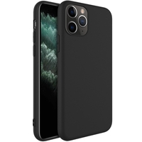 Husa protectie Vafy compatibila cu Apple iPhone 13 Mini Matte Tpu Negru Mat