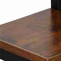 Suport pentru flori, 79x69x24 cm, negru/maro inchis – 6 rafturi, cadru metalic, design modern