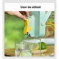 Dozator portabil pentru bauturi Flippy, 3.5 litri, capac etans, duza deschidere/inchidere, recipent din plastic, gradat, filtru, maner, pentru diverse bauturi, 29.7 x 14.1 x 14.4 cm, verde