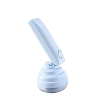 Aparat Pentru Curatat Scame, Par Si Praf, Vafy, Trimmer pentru Diferite Tipuri De Material, Cu Lame Din Otel Inoxidabil, Maner Flexibil, Incarcare Prin USB, 13x8 cm, Albastru