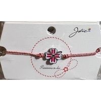 Martisor Bratara Traditionala, Snur Alb Rosu, Multiple Modele de pandantiv cu specific Traditional
