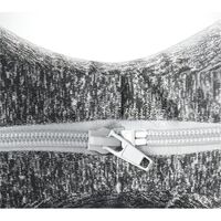 Perna Ortopedica pentru Picioare, Flippy, Multifunctionala, Confortabilă, in Forma de Inima, Spuma cu Memorie, Curea Anti-cadere, 25x23x13 cm, Gri