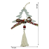 Ornament brad, Flippy, Brad, Argintiu, Lucios, 14*26CM, Acril, Interior/ Exterior