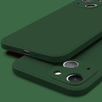 Husa protectie Vafy compatibila cu Samsung Galaxy A21S Liquid Silicone Case Verde