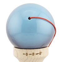 Kendama X Originala, Profesionala, Flippy, Big Cups V2, Super Sticky Cupe Mari, Rulment Metalic cu Ata 55 cm, Albastru Deschis/Mov/Roz