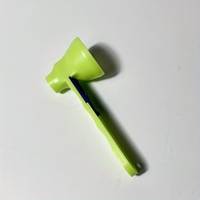 Lingura pentru Proteine, Vafy, Lingura cu Palnie Culisanta, Lingura Dozator pentru Lapte Praf si Suplimente, 12.5 cm, Verde