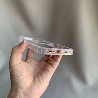 Husa MagSafe Silicone Acryl pentru iPhone 14 Pro, Vafy, ambalaj Blister Transparenta